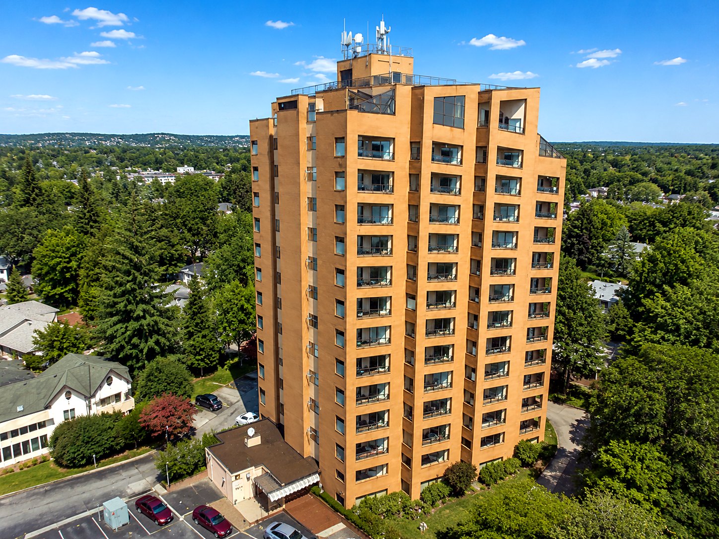 Maple Towers — BC Housing 13-storey residential tower, renovated by HOY Construction